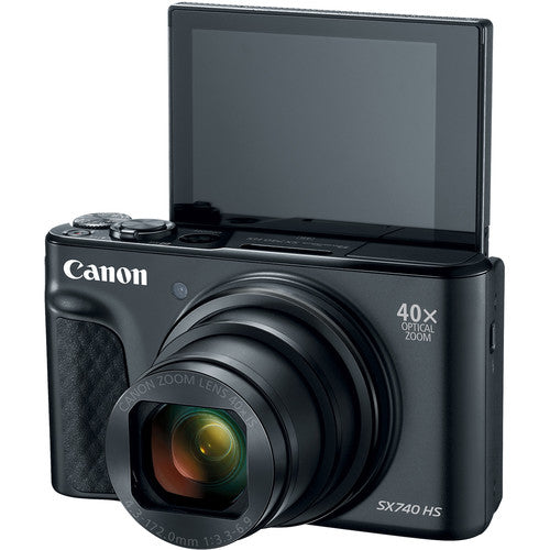 Canon PowerShot SX740 HS Digital Camera - Black - 256GB Accessory