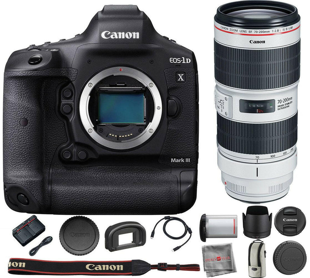 Canon EOS-1D X Mark III DSLR Camera with EF 70-200mm f/2.8L IS III USM –  DealsAllYearDay