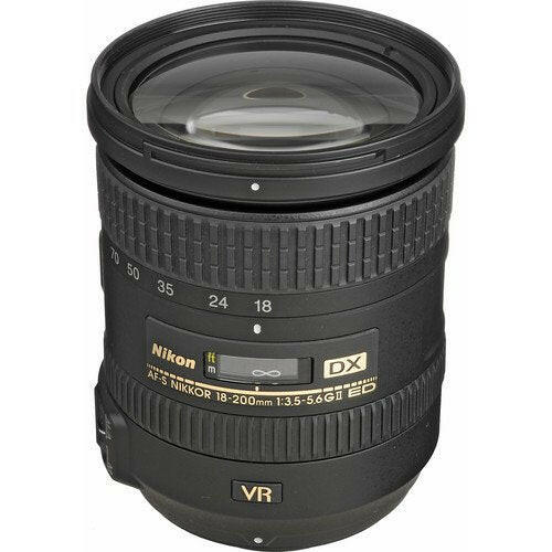 Nikon 18-200mm f/3.5-5.6G ED VR II AF-S DX NIKKOR Lens