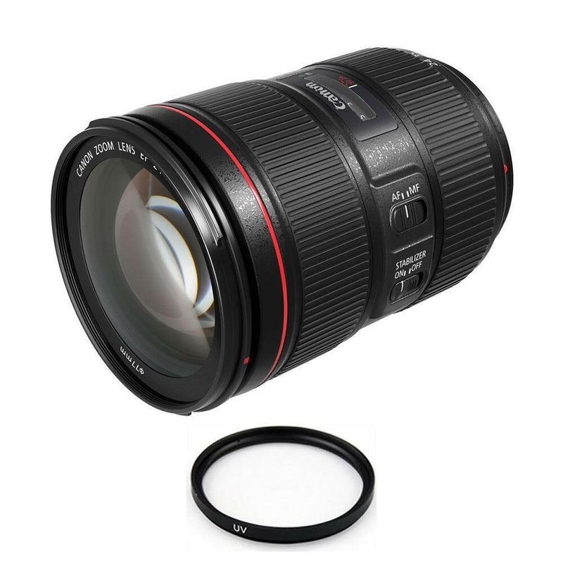 Canon 24-105mm f/4L EF IS II USM Lens + 77mm UV Filter