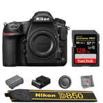 Nikon D850 DSLR Camera Body + SanDisk 128GB Extreme Pro Memory Card