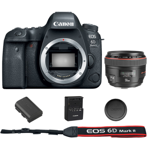 Buy Canon EOS 6D Mark II DSLR Camera Body + EF 50mm f/1.2L Buy Canon EOS 6D Mark II DSLR Camera Body + EF 50mm f/1.2L