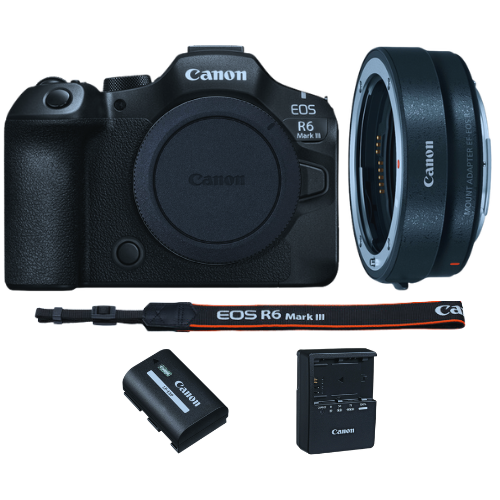 Canon EOS R6 Mark III Mirrorless Camera w/ Mount Adapter EF-EOS R