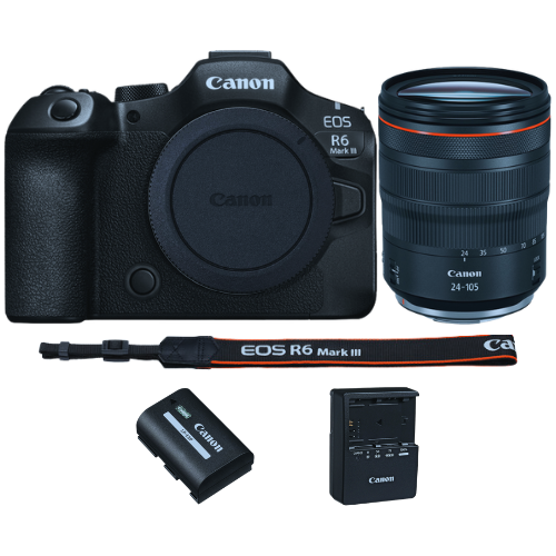 Canon EOS R6 Mark III Mirrorless Camera w/ RF 24-105mm f/4L IS USM Lens