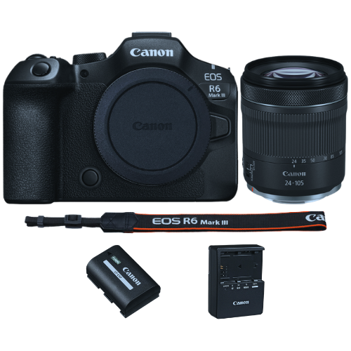 Canon EOS R6 Mark III Mirrorless Camera w/ RF 24-105mm f/4-7.1 IS STM Lens