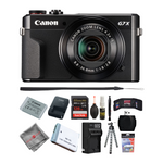 Canon PowerShot G7 X Mark II Digital Camera - Black - 128GB Accessory PKG