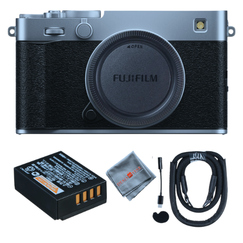 FUJIFILM X-E5 Mirrorless Camera - Silver