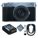 FUJIFILM X-E5 Mirrorless Camera w/ XF 23mm f/2.8 Lens - Silver