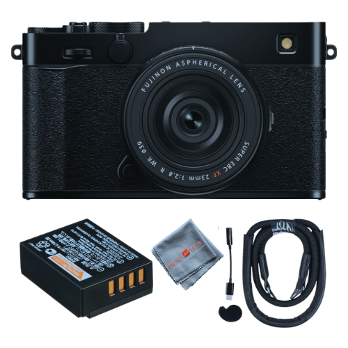 FUJIFILM X-E5 Mirrorless Camera w/ XF 23mm f/2.8 Lens - Black