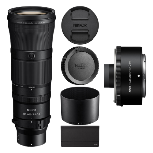 Nikon NIKKOR Z 180-600mm f/5.6-6.3 VR Lens w/ Z Teleconverter TC-2x