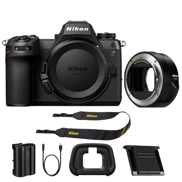 Nikon Z6 III Mirrorless Camera w/ Nikon FTZ II Mount Adapter