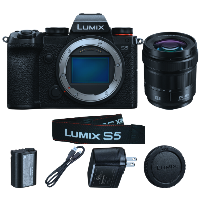 Panasonic Lumix S5 Mirrorless Camera w/ 20-60mm 3.5-5.6 Lens