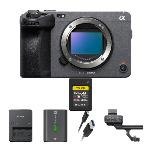 Sony FX3 Full-Frame Cinema Line Camera Camera with Sony TOUGH 160GB CFexpress Type A Memory Card