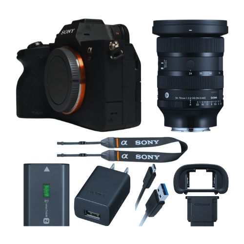 Sony a7 IV Mirrorless Camera with Sigma 24-70mm f/2.8 DG DN II Art Sony a7 IV Mirrorless Camera with Sigma 24-70mm f/2.8 DG DN II Art