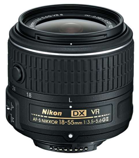 Nikon 18-55mm f/3.5-5.6G AF-S NIKKOR VR II DX Lens 