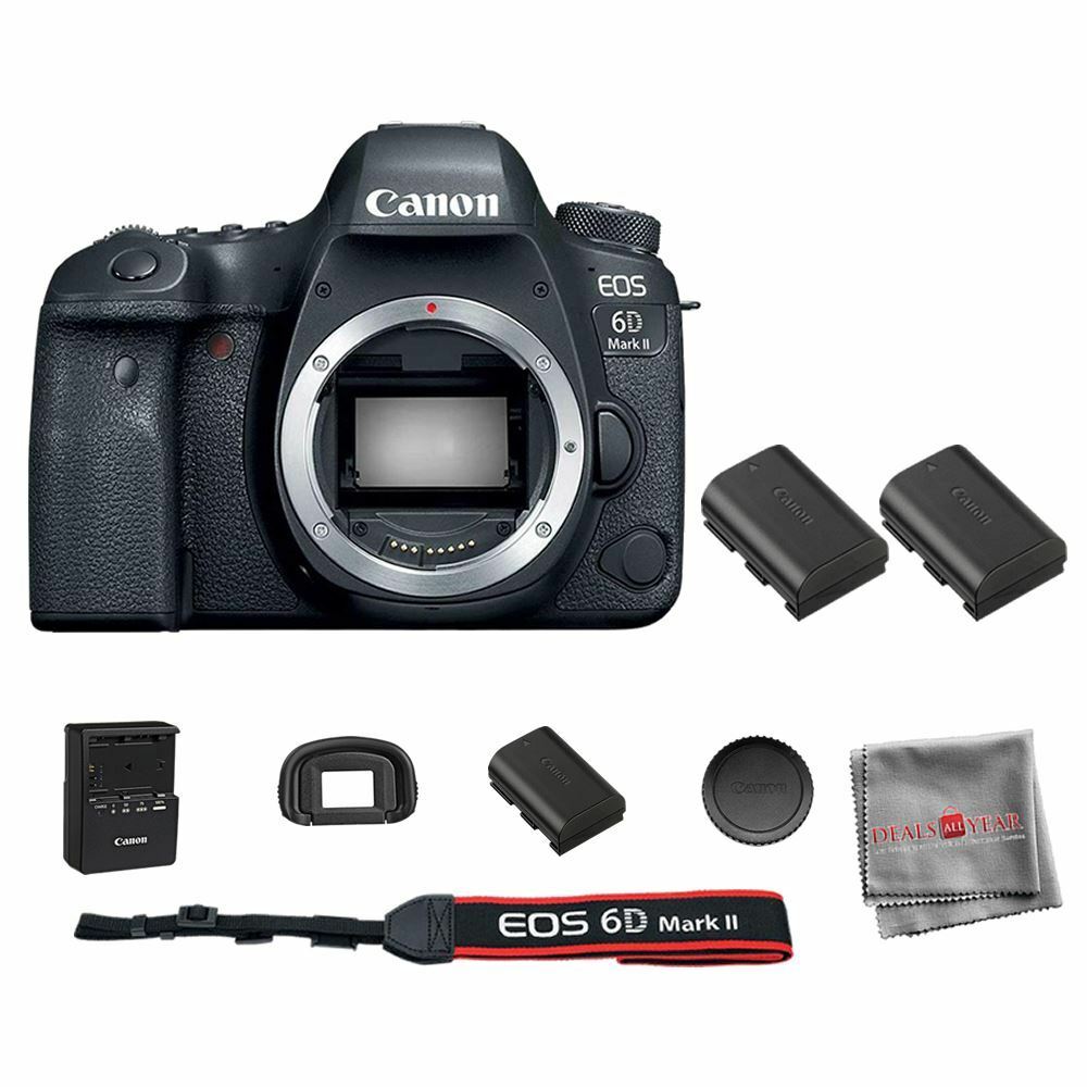 Canon 6D Mark II + Canon LP-E6N Battery (2pc) – DealsAllYearDay