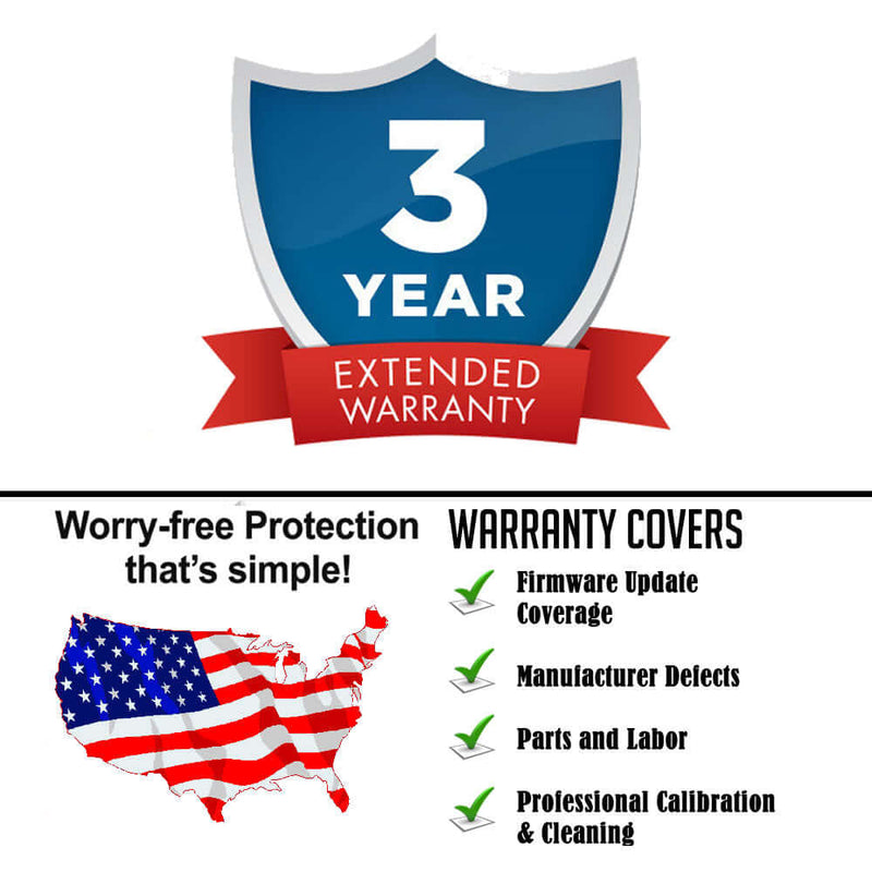 3yr Extended Warranty + Cleaning & Firmware Update