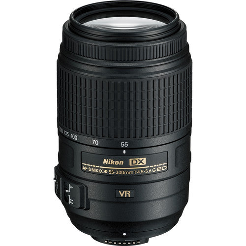  Nikon 55-300mm f/4.5-5.6G ED VR AF-S NIKKOR Lens 