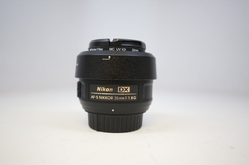 USED Nikon 35mm f/1.8G AF-S DX Lens