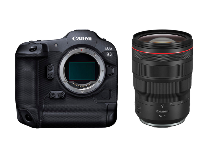 Canon EOS R3 Mirrorless Camera with RF 24-70mm f/2.8L IS USM Lens