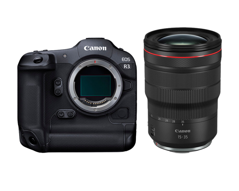 Canon EOS R3 Mirrorless Camera with RF 15-35mm f/2.8L IS USM Lens