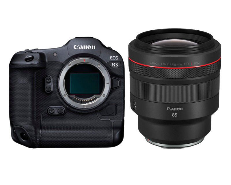 Canon EOS R3 Mirrorless Camera with RF 85mm f/1.2L USM Lens
