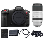 Canon EOS R5 C Mirrorless Camera w/ RF 100-500mm f/4.5-7.1L IS USM Lens