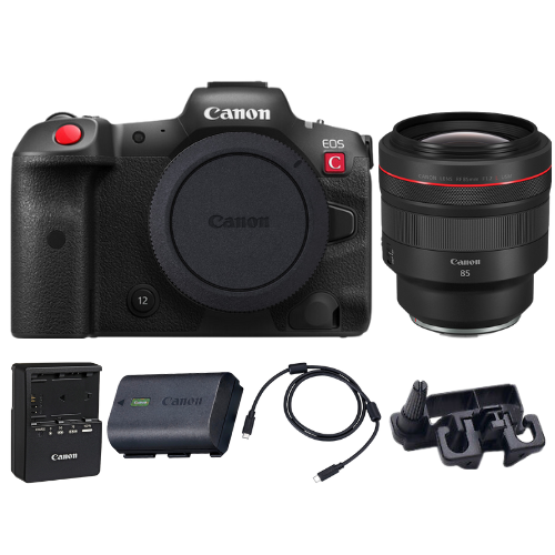 Canon EOS R5 C Mirrorless Camera w/ RF 85mm f/1.2L USM Lens ...