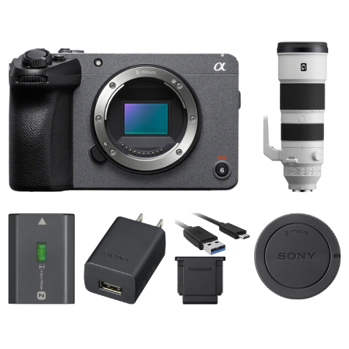 Sony FX30 Digital Cinema Camera w/ FE 200-600mm f/5.6-6.3 G OSS Lens