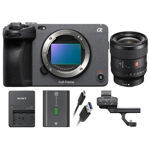 Sony FX3 Full-Frame Cinema Camera with Sony FE 24mm f1.4 GM Lens
