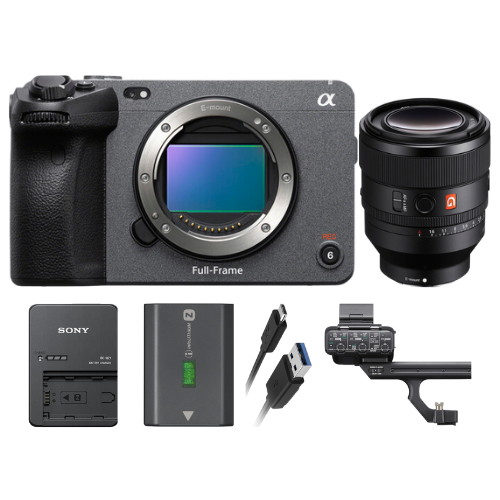 Sony FX3A Full-Frame Cinema Camera with Sony FE 50mm f/1.2 GM Lens