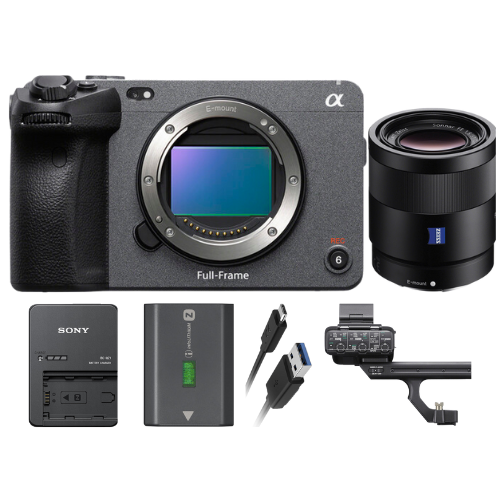 Sony FX3 Full-Frame Cinema Camera with Sony 55mm f/1.8 Sonnar ZA Lens