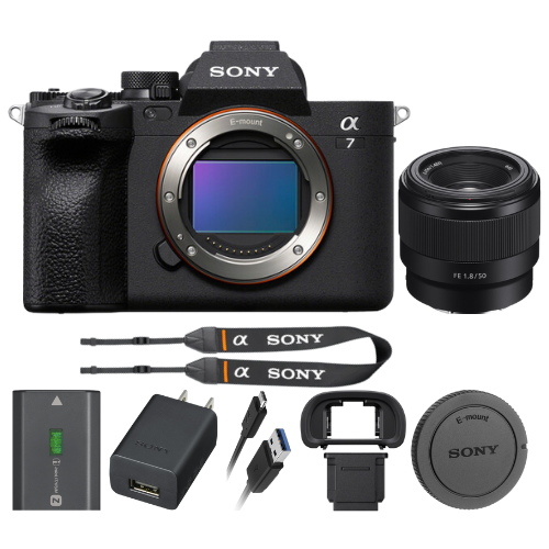 Sony a7 IV Mirrorless Camera with FE 50mm f/1.8 Lens