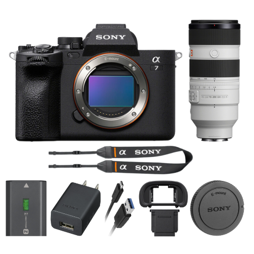 Sony a7 IV Mirrorless Camera with Sony FE 70-200mm f/2.8 GM OSS II Lens