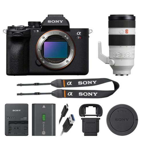 Sony a7R V Mirrorless Camera with Sony 100-400mm f/4.5-5.6 FE GM OSS Lens