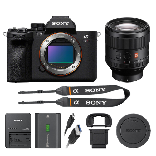 Sony a7R V Mirrorless Camera with Sony 85mm f/1.4 FE GM Lens