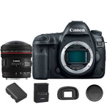 Canon 5D Mark IV EOS DSLR Camera Body with 8-15mm f/4L EF Fisheye USM Lens