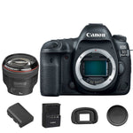 Canon 5D Mark IV EOS DSLR Camera Body with 85mm f/1.2L II EF USM Lens