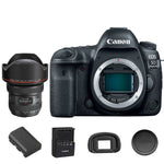 Canon 5D Mark IV EOS DSLR Camera Body with 11-24mm f/4L EF USM Lens