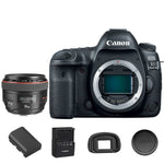Canon 5D Mark IV EOS DSLR Camera Body + 50mm f/1.2L EF USM Lens