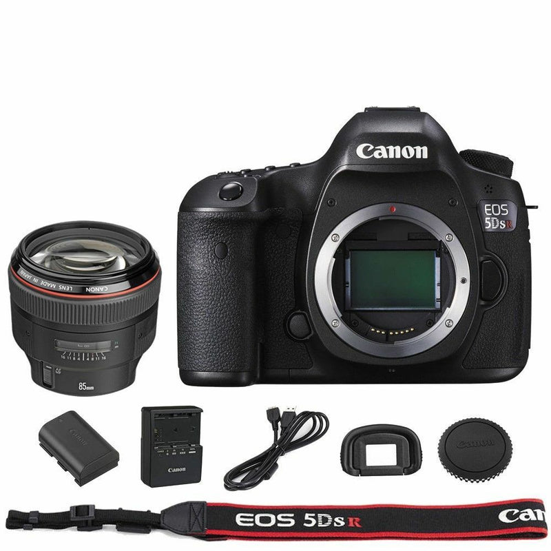Canon EOS 5DS R DSLR Camera with 85mm f/1.2L II Kit Lens