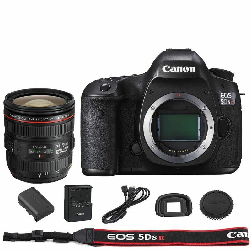 Canon EOS 5DS R DSLR Camera with 24-70mm 4L IS USM Kit Lens