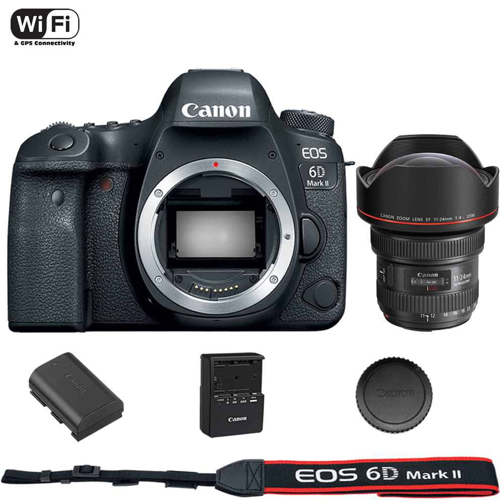 Buy Canon EOS 6D Mark II DSLR Camera Body + EF 11-24mm f/4L USM