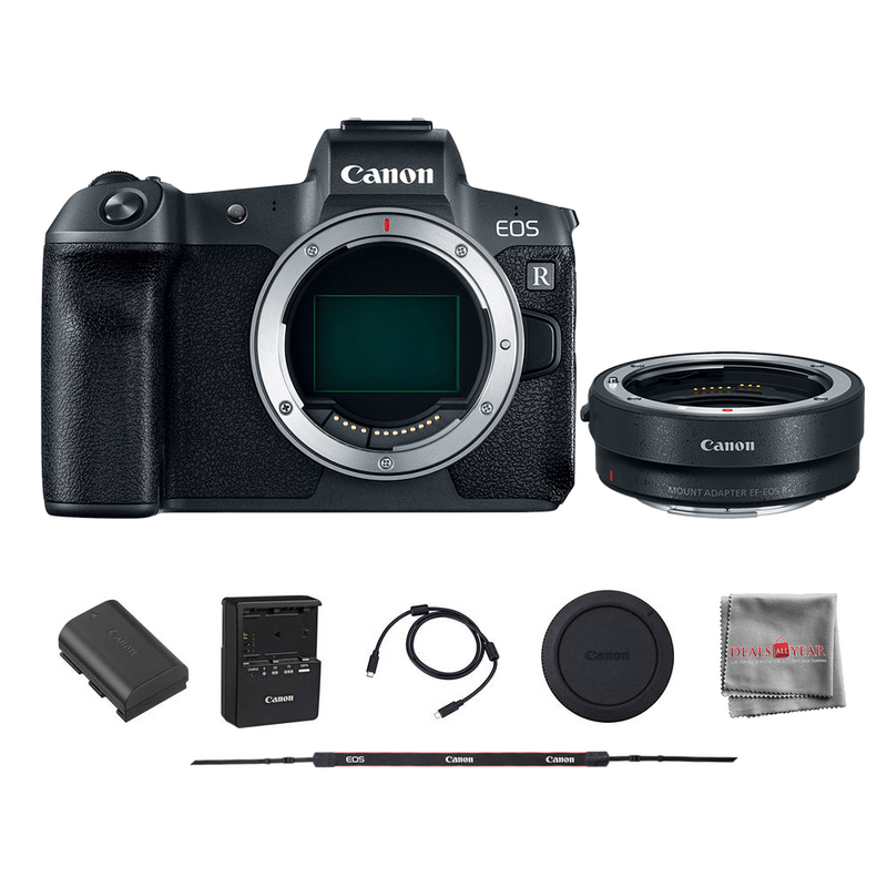 Canon EOS R Mirrorless + Canon Mount Adapter EF-EOS R