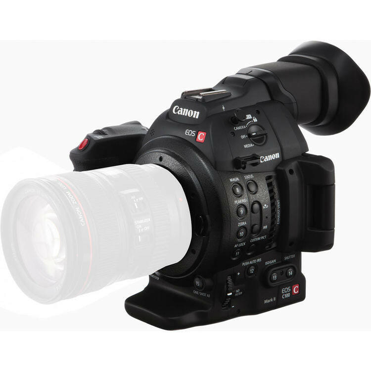 Canon C100 Mark II Cinema EOS Camera with Dual Pixel CMOS AF (Body)