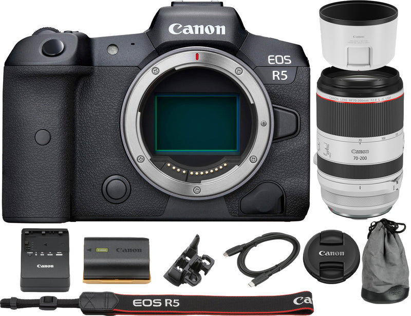 Canon EOS R5 Mirrorless Digital Camera with Canon RF 70-200mm f/2.8L IS USM Lens