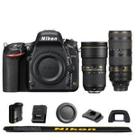 Nikon D750 DSLR Camera Body + 24-70mm f-2.8E ED VR + 70-200mm f-2.8E FL VR Lens