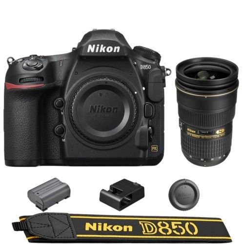 Nikon D850 DSLR Camera Body + AF-S NIKKOR 24-70mm f/2.8G ED Lens
