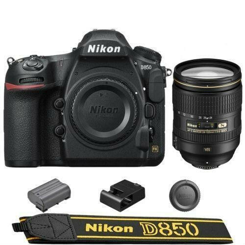 Nikon D850 DSLR Camera AF-S NIKKOR 24-120mm f/4G ED VR Lens