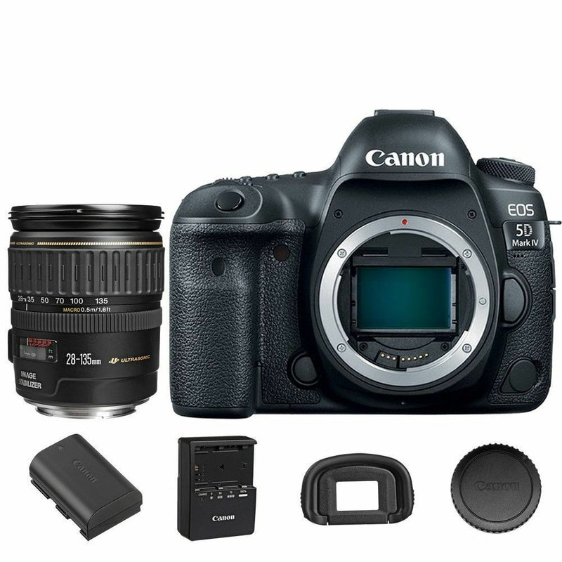 Canon EOS 5D Mark IV DSLR Camera with EF 28-135mm f/3.5-5.6 IS USM Lens
